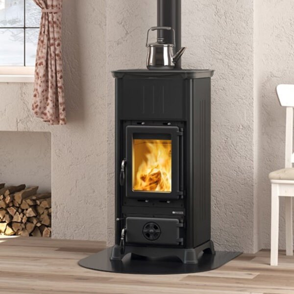 Poêle à bois Emiliana Steel 6.5 kw