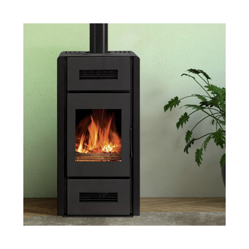 Poêle à bois Romana - option ventilateur 8 kw Poêle à bois Romana - option ventilateur 8 kw