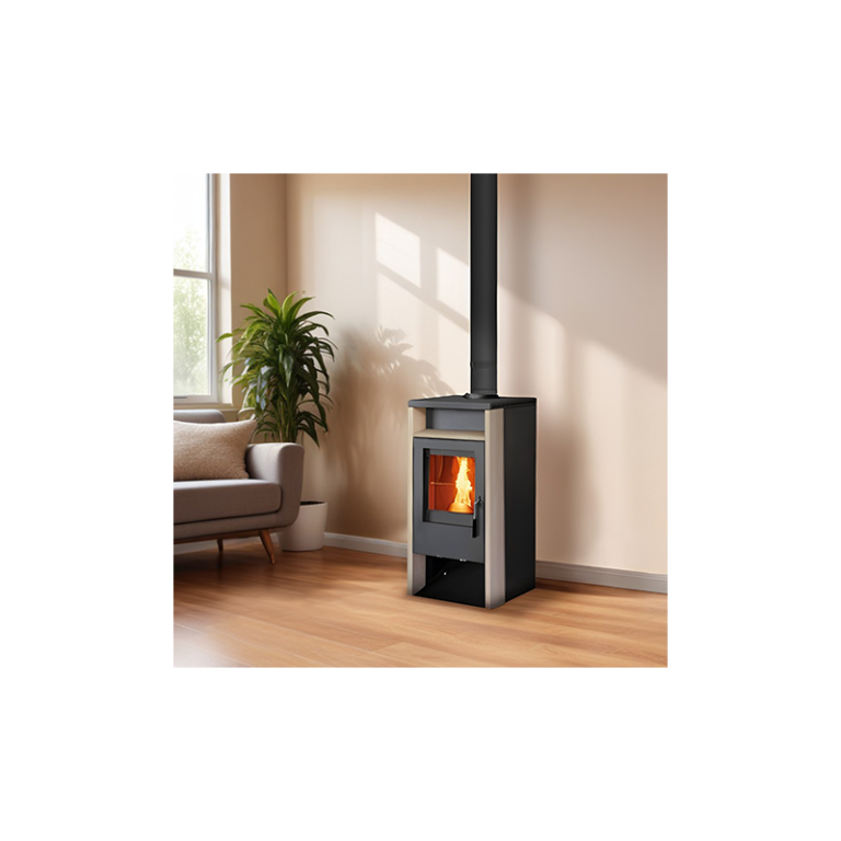 Poêle à bois VEGA pierre de sable 6,2 kw