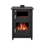 Poêle à bois avec four Paula 13 kw