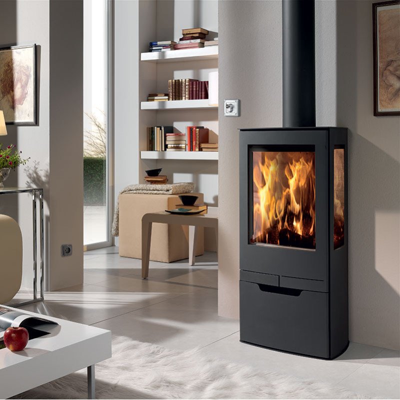 Poêle à bois étanche ZINC 7,9 kw Poêle à bois étanche ZINC 7,9 kw