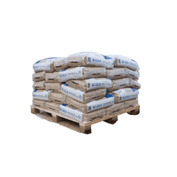 Demi-palette de granulés de bois ISKO - 35 sacs