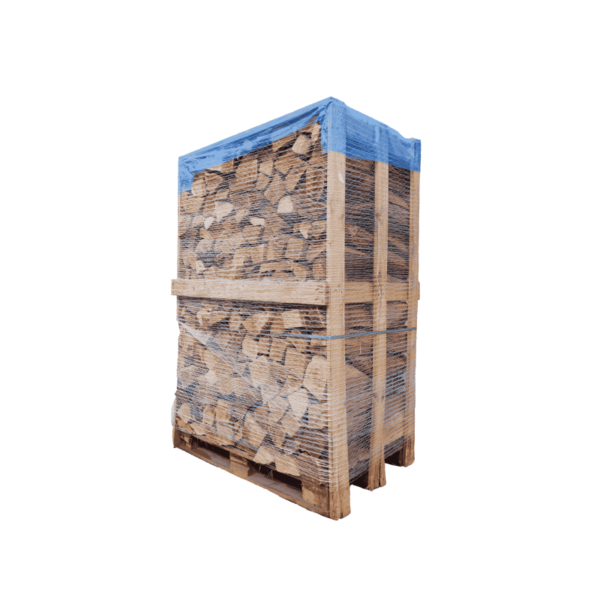 Palette de 2st de bois de chauffage sec séchoirs G1H1 - prêt à l'emploi - mélange feuillus