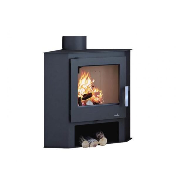 Poêle à bois d'angle - BRONPI  9 kW